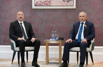 Bişkekdə İlham Əliyevlə Nikol Paşinyan arasında görüş keçirilib -