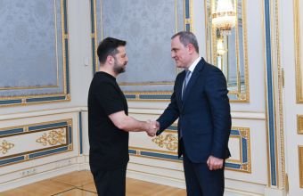 Ceyhun Bayramov Volodimir Zelenski ilə görüşüb