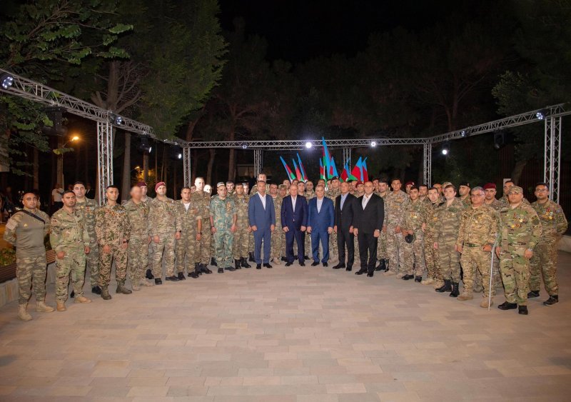 DTX-nin "Bilgəh" İstirahət mərkəzində Vətən müharibəsi iştirakçıları ilə görüş təşkil edilib -