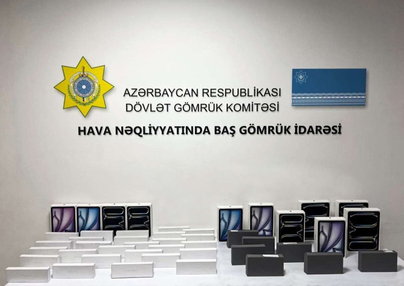 Gömrükdə qanunsuz keçirilməyə cəhd edilən saat və planşetlər aşkarlandı