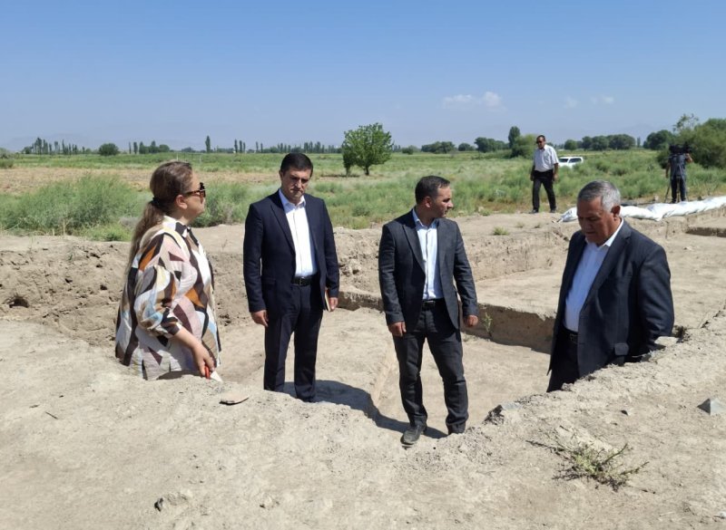 II Xələc yaşayış yerində aparılan arxeoloji tədqiqatlara baxış keçirilib
