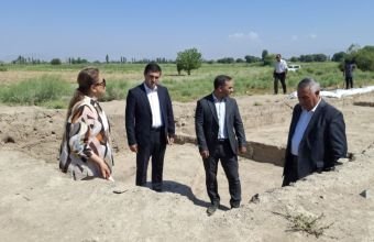 II Xələc yaşayış yerində aparılan arxeoloji tədqiqatlara baxış keçirilib