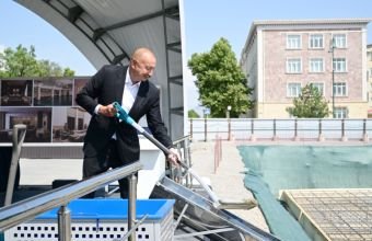 "Naxçıvan" Mehmanxana Kompleksinin təməli qoyulub -