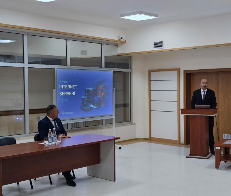 Naxçıvanda İlk Veb Server Günü münasibətilə tədbir keçirilib -