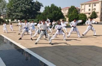 Naxçıvanda karateçilərin açıq məşğələləri  təşkil olunub -