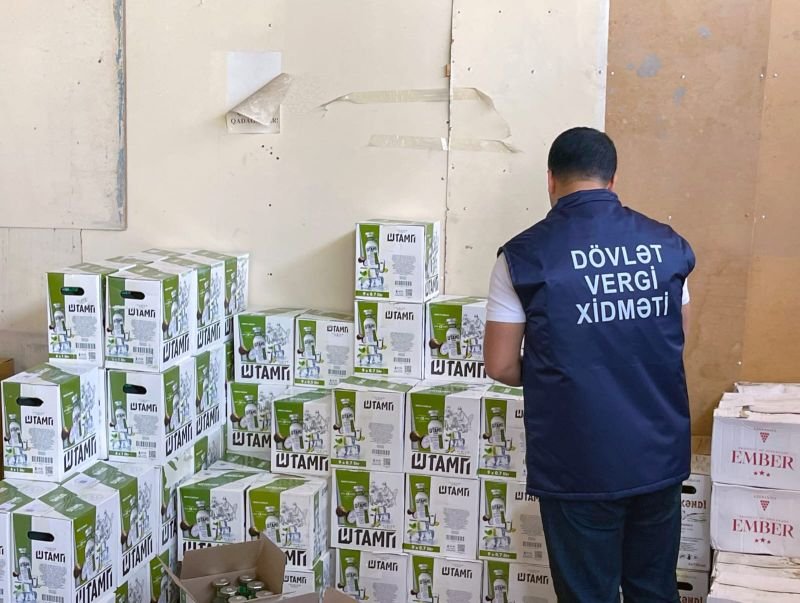 Naxçıvanda külli miqdarda saxta aksiz markalı alkoqol aşkarlanıb -