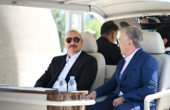 Prezidentlər və birinci xanımları “Poyi-Kalon” kompleksi ilə tanış olublar -