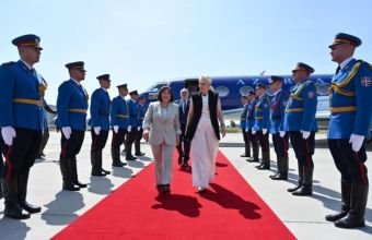 Sahibə Qafarova Serbiyada səfərdədir