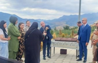 Xocavəndin iki kəndinə köçən ailələrə evlərinin açarları təqdim olunub -
