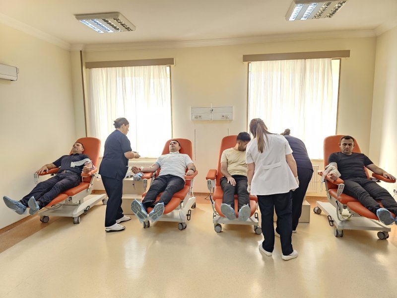 Anım Günü ilə əlaqədar qanvermə aksiyası keçirilib -