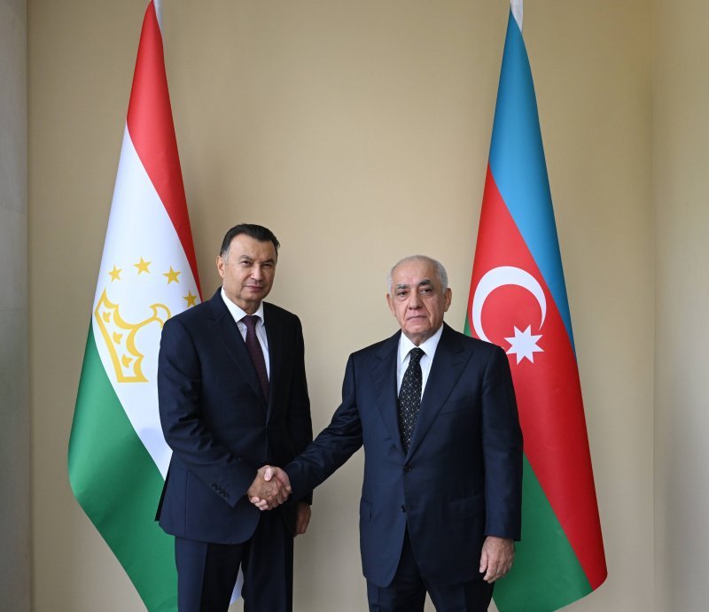 Azərbaycan və Tacikistan Baş nazirlərinin görüşü olub