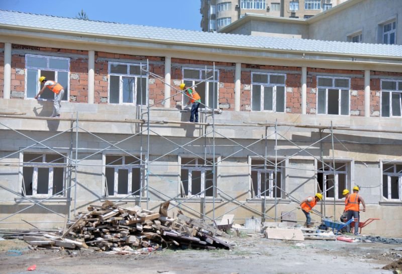 Azərbaycanda 862 məktəbdə təmir-tikinti işləri aparılır