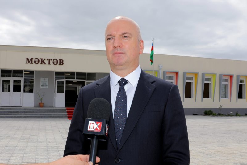 Elxan Nəcəfov: Nehrəmdə yeni məktəb və 60 yerlik bağça istifadəyə veriləcək