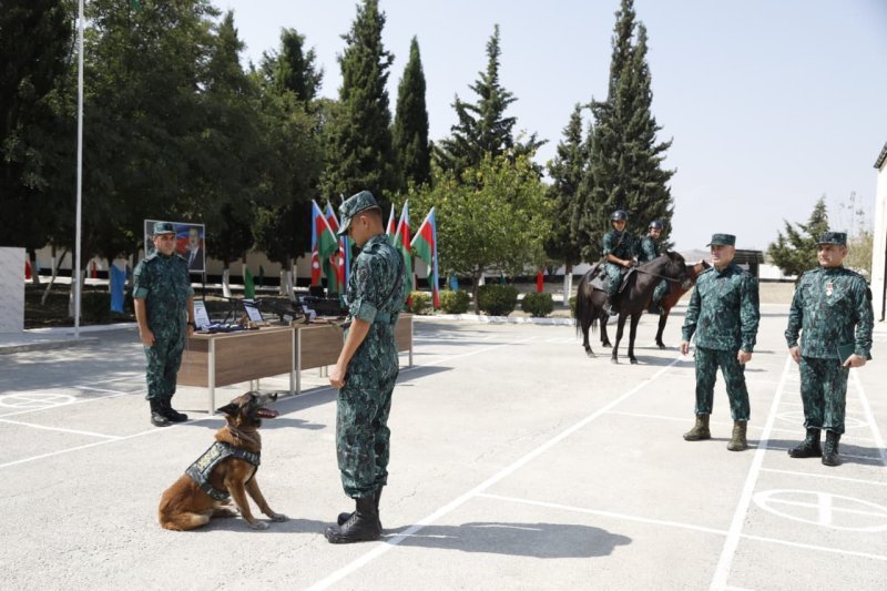 Əsaslı təmir olunan sərhəd zastavası xidməti istifadəyə verilib
