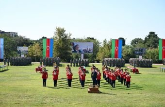 Heydər Əliyev adına Hərbi İnstitutda andiçmə mərasimi keçirilib -