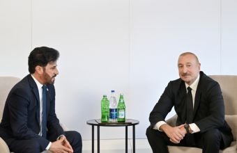 İlham Əliyev Beynəlxalq Avtomobil Federasiyasının prezidenti ilə görüşüb