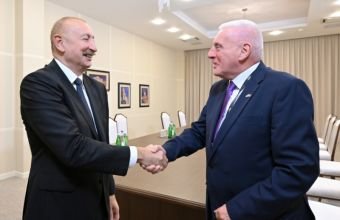 İlham Əliyev Birləşmiş Krallığın müdafiə üzrə dövlət nazirini qəbul edib