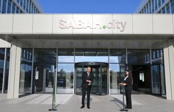 İlham Əliyev "SABAH.city" innovasiya şəhərciyinin birinci mərhələsinin açılışında iştirak edib