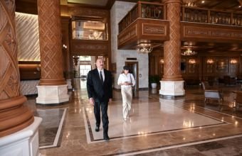 İlham Əliyev Şamaxıda "Pirqulu Park" hotelinin açılışında iştirak edib