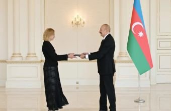 İlham Əliyev Tiina Nirki qəbul edib