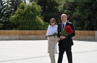 İlham Əliyev və Mehriban Əliyeva Şamaxıya səfər ediblər