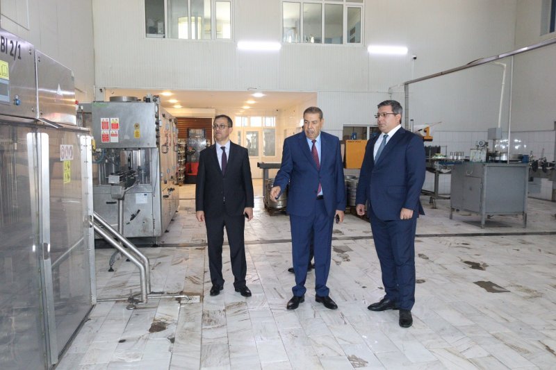 İqtisadiyyat naziri Naxçıvandakı bir neçə müəssisənin fəaliyyəti ilə tanış olub