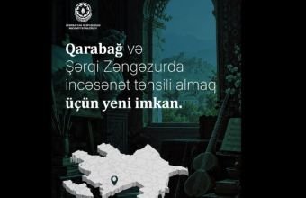 İşğaldan azad edilmiş ərazilərdə incəsənət təhsili üçün elektron müraciət sistemi istifadəyə verilib