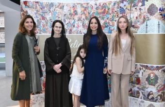 Leyla Əliyeva Müqəddəs Taxt-Tacda Azərbaycan xalçaları sərgisinin açılışında iştirak edib