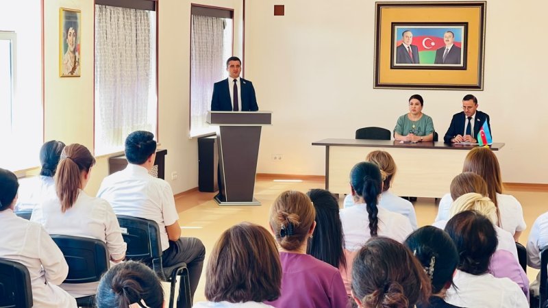 Naxçıvan Şəhər Poliklinikasında “Sülh, sağlamlıq və insan hüquqları” mövzusunda maarifləndirici tədbir keçirilib