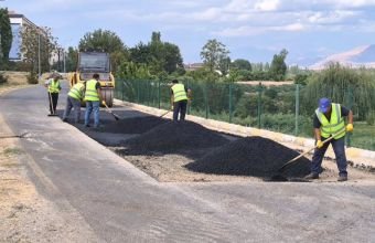 Naxçıvan şəhərinin yol infrastrukturu yenilənir