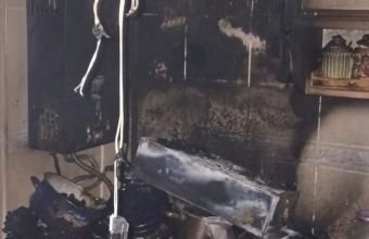 Naxçıvanda yaşayış binasında yanğın baş verib