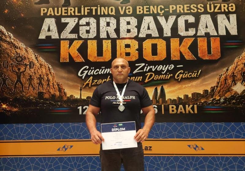 Naxçıvanlı idmançı ölkə kubokunun mükafatçısı olub