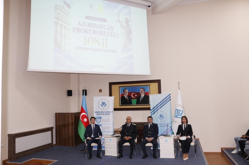 NDU-da “Gələcək peşəm prokuror" adlı panel müzakirə keçirilib -