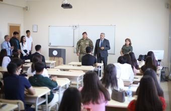 NDU-da ilk dərslər şəhid ailələri və qazilərlə keçirilib -