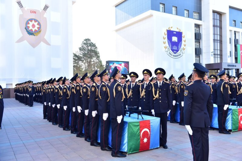 Polis Akademiyasında andiçmə mərasimi olub -