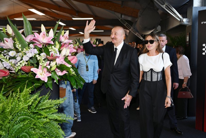 Prezident və birinci xanım Formula 1-i izləyib -