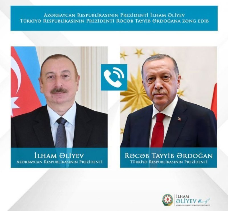 Rəcəb Tayyib Ərdoğan İlham Əliyevə zəng edib