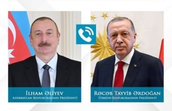 Rəcəb Tayyib Ərdoğan İlham Əliyevə zəng edib