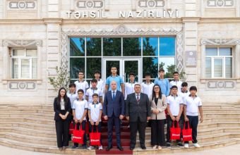 Respublika İdman Olimpiadasının qalibləri ilə görüş keçirilib -