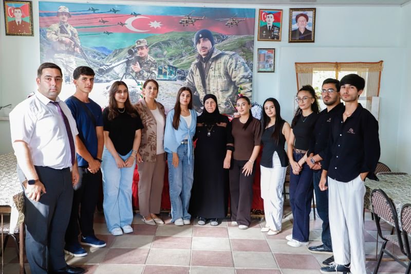 Şahbuzda gənclərin şəhid ailələri ilə görüşü təşkil olunub -