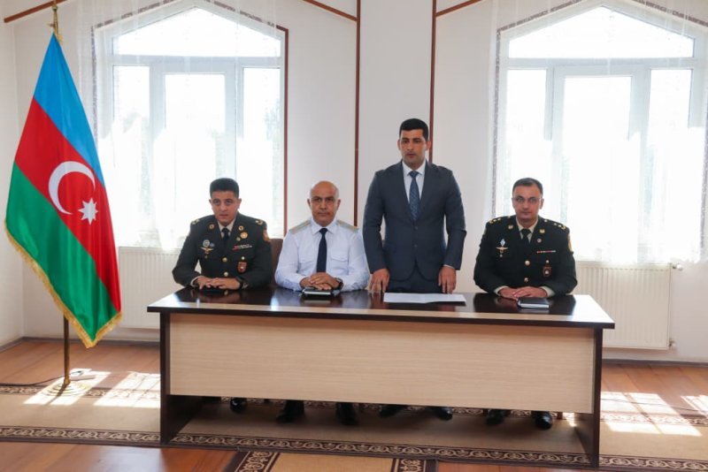 Sədərəkdə hərbi vətənpərvərlik mövzusunda tədbir keçirilib