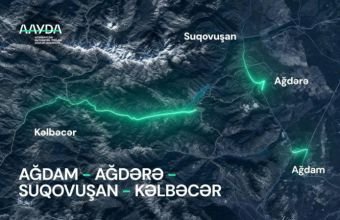 Ağdamdan Kəlbəcər istiqamətində yeni nəqliyyat xətti formalaşır -