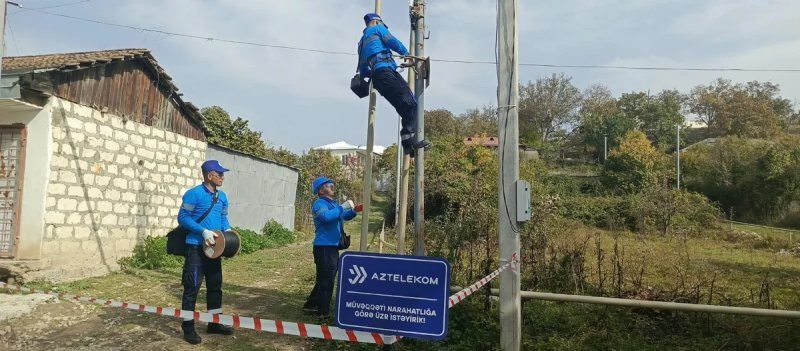 Ağdərədə 9 ədəd Optik Xətt Terminalı stansiyası quraşdırılaraq istifadəyə verilib