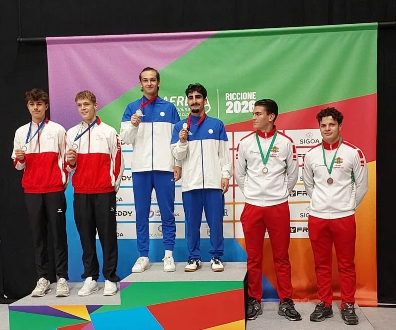 Azərbaycan gimnastları İtaliyada 5 qızıl, 1 gümüş medal qazanıblar