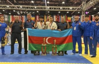Azərbaycan karateçiləri beynəlxalq yarışlarda üç medal qazanıblar