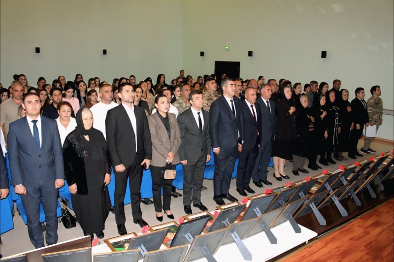 Babək rayonunda şəhidlərin əziz xatirəsinə həsr olunmuş tədbir keçirilib