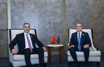 Ceyhun Bayramov Hakan Fidan ilə görüşüb