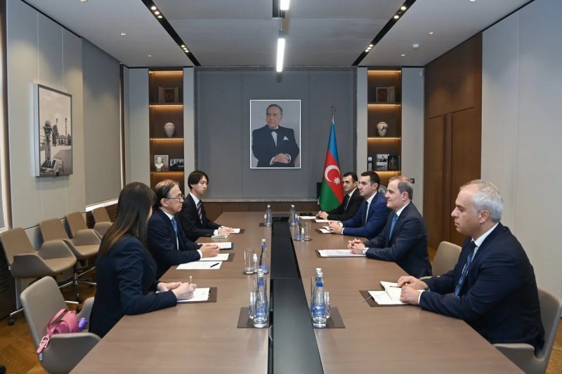 Ceyhun Bayramov Vatanabe Katsuyanı ilə görüşüb