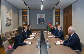 Ceyhun Bayramov Vatanabe Katsuyanı ilə görüşüb