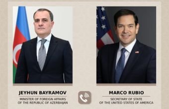 Ceyhun Bayramovla Marko Rubio arasında telefon danışığı olub